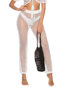 Pantalon de bain taille haute découpé