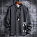 Sudadera con cuello redondo de anime de otoño para hombre