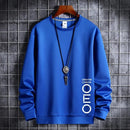 Sudadera con cuello redondo de anime de otoño para hombre