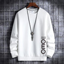 Sudadera con cuello redondo de anime de otoño para hombre
