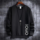 Sudadera con cuello redondo de anime de otoño para hombre