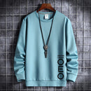Sudadera con cuello redondo de anime de otoño para hombre