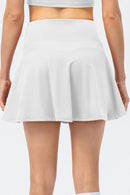 Jupe active taille haute à large ceinture