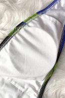 Maillot de bain une pièce imprimé à col licou