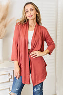 Culture Code Cardigan ouvert sur le devant pleine taille