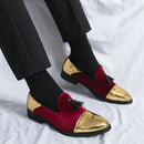 JM Mocassins en velours faits à la main pour homme