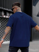 CALIFORNIA T-shirt en coton imprimé lettre pour hommes