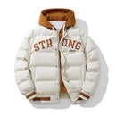 STRONG Chaqueta Parkers con capucha para hombre