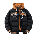 STRONG Chaqueta Parkers con capucha para hombre