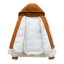 STRONG Chaqueta Parkers con capucha para hombre