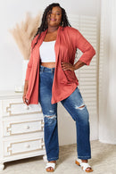 Culture Code Cardigan ouvert sur le devant pleine taille