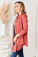 Culture Code Cardigan ouvert sur le devant pleine taille