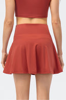 Jupe active taille haute à large ceinture