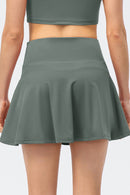 Jupe active taille haute à large ceinture
