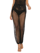 Pantalon de bain taille haute découpé