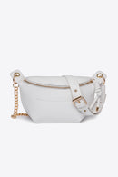 Sac à bandoulière en chaîne en cuir PU