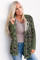 Cardigan imprimé à manches longues