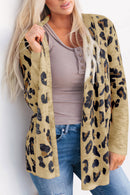 Cardigan imprimé à manches longues