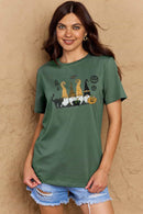 T-shirt en coton graphique Simply Love pleine taille sur le thème d'Halloween