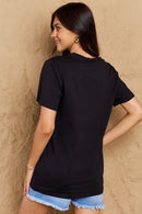 Simply Love Taille réelle NÉ POUR SPARKLE MAIS PAS AUJOURD'HUI T-shirt en coton graphique