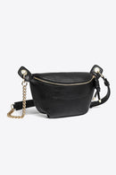 Sac à bandoulière en chaîne en cuir PU