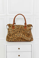 Bolso de fin de semana cepillado con estampado animal