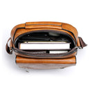 WEIXER Bolso bandolera de piel sintética para hombre