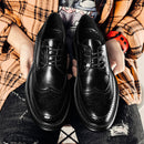 Mocasines planos de piel serraje para hombre