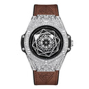 ONOLA Montre à quartz analogique de luxe pour homme