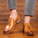 COSL Men's Light Faux Leather Wedding Loafers