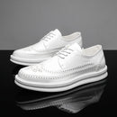 Mocasines planos de piel serraje para hombre