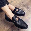 Mocasines Brogues de cuero hechos a mano con estilo para hombres