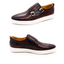 Chaussures plates classiques en cuir véritable pour hommes