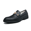 Mocasines Brogues de cuero hechos a mano con estilo para hombres