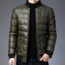 DES Homme Fashionista Veste matelassée en cuir