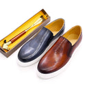 BREX Chaussures bateau formelles en cuir pour homme