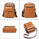WEIXER Bolsos cruzados casuales de cuero PU para hombres