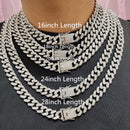 CROWN Pendentif pour homme Iced Out Collier
