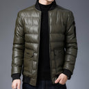 DES Homme Fashionista Veste matelassée en cuir