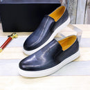 BREX Chaussures bateau formelles en cuir pour homme