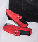 Mocassins en cuir à enfiler de créateur pour hommes