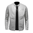 PHO Veste légère en similicuir pour homme