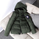 DES Veste d'hiver à capuche pour homme