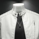 PHO Veste légère en similicuir pour homme