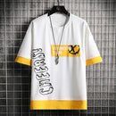 Camiseta Harajuku de manga corta coreana para hombre CARNIVAL