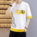 Camiseta Harajuku de manga corta coreana para hombre CARNIVAL