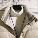 Veste coréenne d'hiver Parkas Puffer DES pour hommes