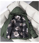 DES Veste d'hiver à capuche pour homme