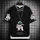 Camisetas gráficas de manga corta para hombre ASTRONAUTA