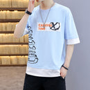 Camiseta Harajuku de manga corta coreana para hombre CARNIVAL